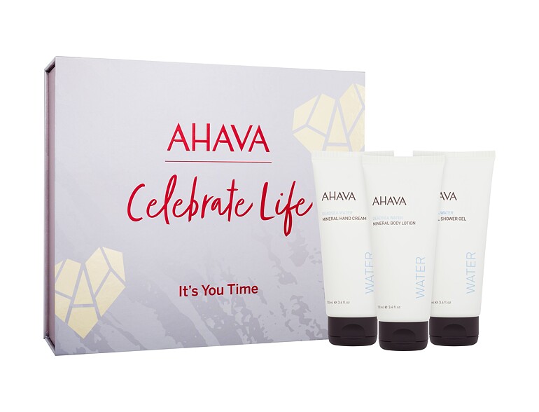 Duschgel AHAVA Celebrate Life It's You Time 100 ml Beschädigte Schachtel Sets