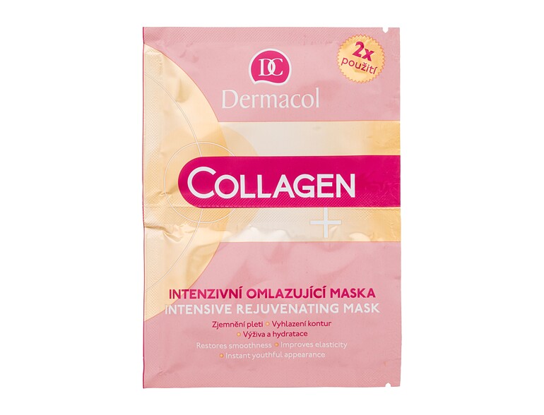 Masque visage Dermacol Collagen+ 2x8 g