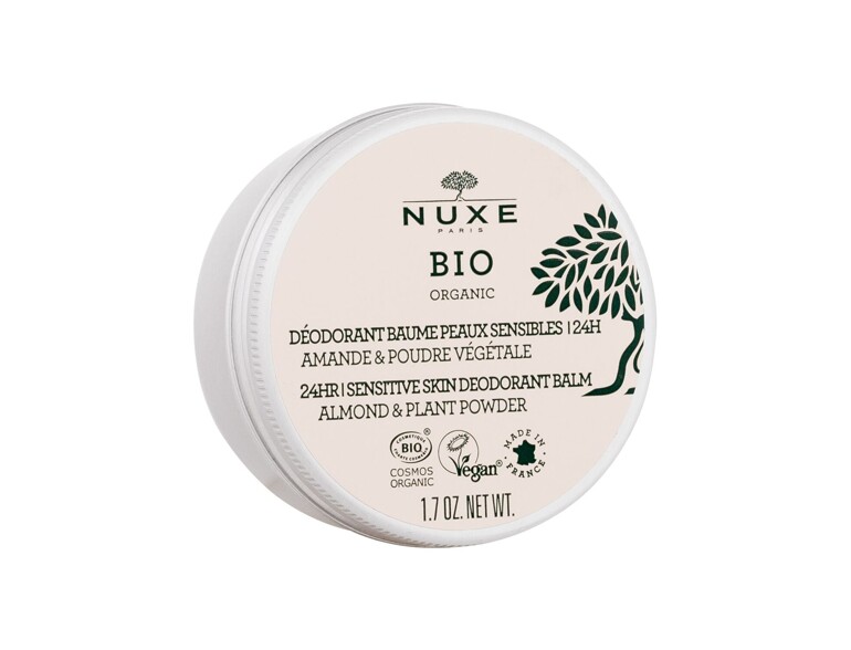 Deodorant NUXE Bio Organic 24H Sensitive Deodorant Balm Almond & Plant Powder 50 g Tester