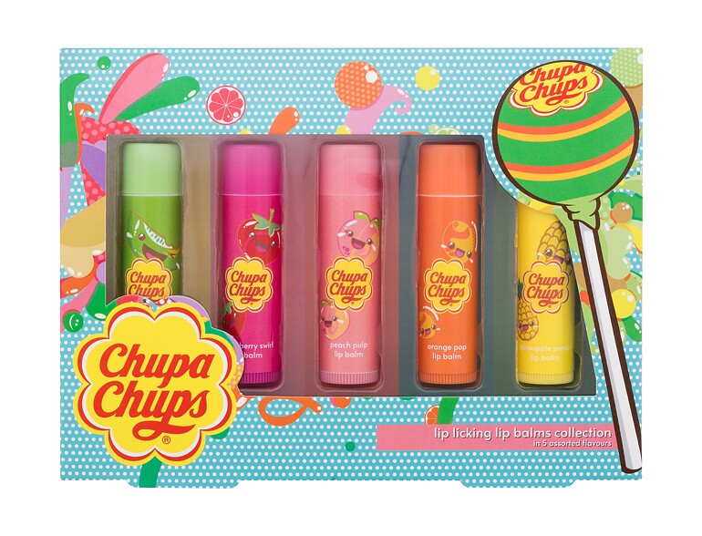 Baume à lèvres Chupa Chups Lip Balm Lip Licking Collection 4 g Sets