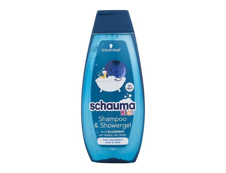 Shampoo Schwarzkopf Schauma Kids Blueberry Shampoo & Shower Gel 400 ml