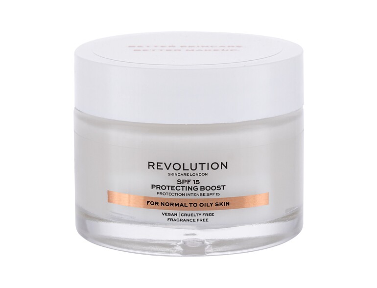 Tagescreme Revolution Skincare Moisture Cream Normal to Oily Skin SPF15 50 ml Beschädigte Schachtel