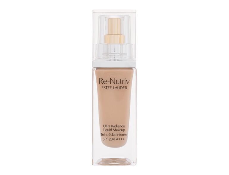 Foundation Estée Lauder Re-Nutriv Ultra Radiance Liquid Makeup SPF20 30 ml 1W0 Warm Porcelain Beschädigte Schachtel