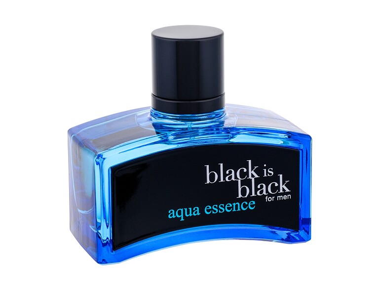 Eau de Toilette Nuparfums Black is Black Aqua Essence 100 ml scatola danneggiata