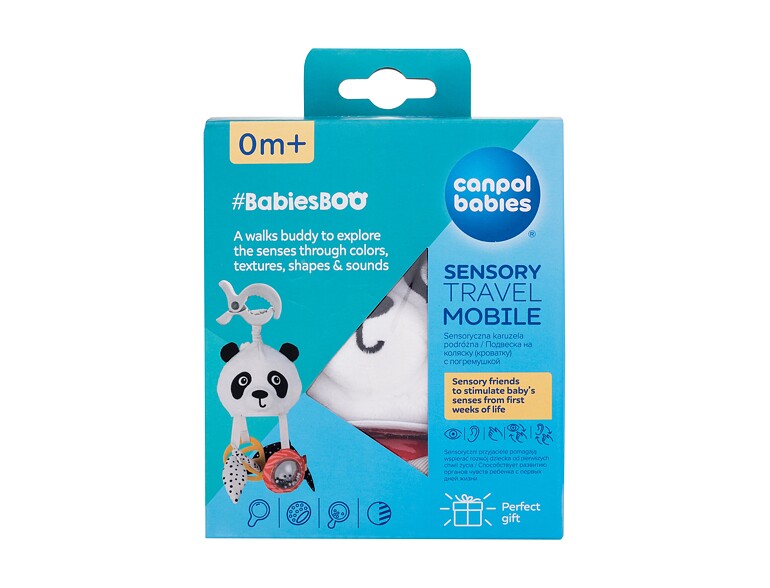 Spielzeug Canpol babies BabiesBoo Sensory Travel Mobile 1 St.