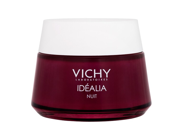 Crema notte per il viso Vichy Idéalia Night Recovery Gel-Balm 50 ml scatola danneggiata