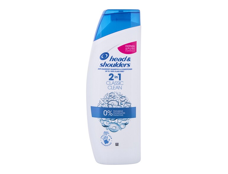 Shampooing Head & Shoulders 2in1 Classic Clean 450 ml flacon endommagé