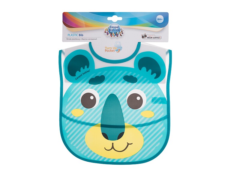 Lätzchen Canpol babies Hello Little Plastic Bib Green 1 St.