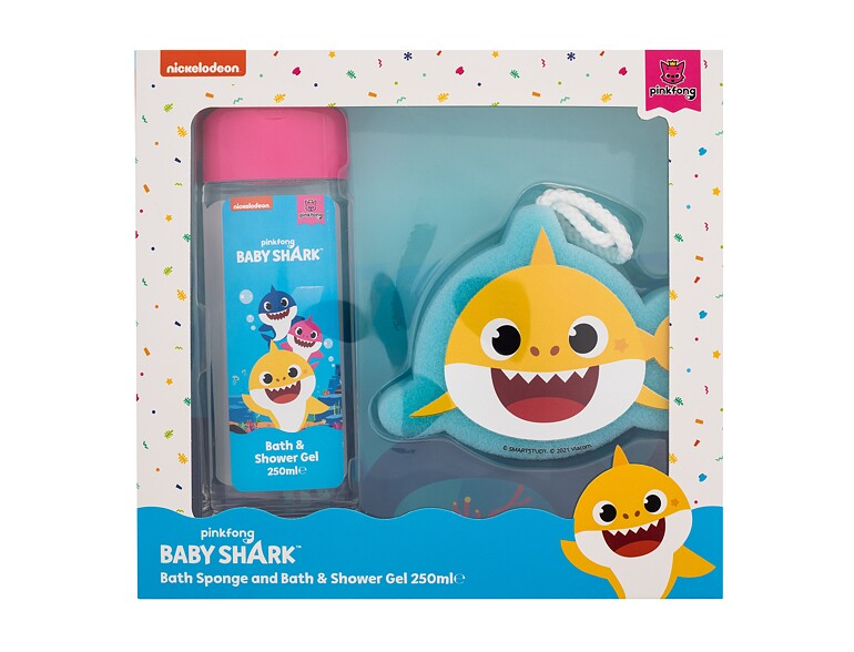 Doccia gel Pinkfong Baby Shark Bath Set 250 ml scatola danneggiata Sets