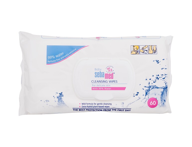 Reinigungstücher  SebaMed Baby Cleansing Wipes With 99% Water 60 St.