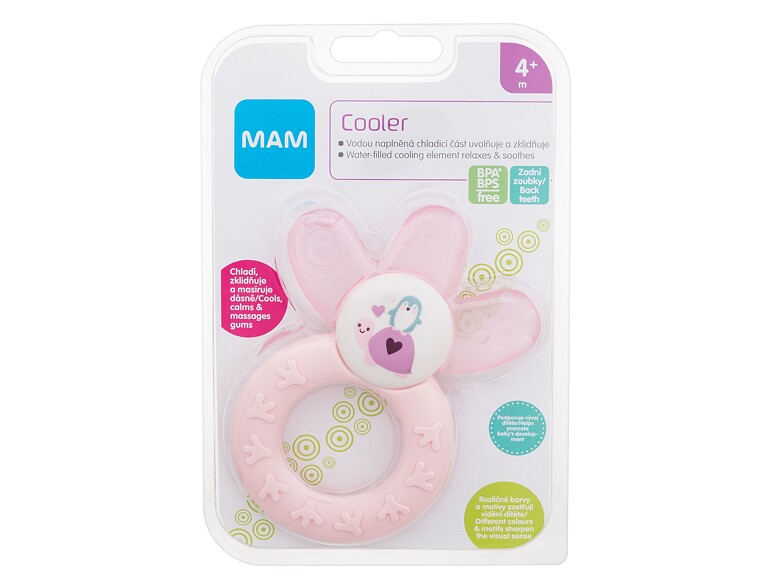 Giocattolo MAM Cooler Teether 4m+ Pink 1 St.