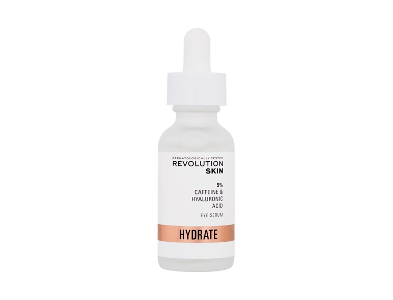 Siero contorno occhi Revolution Skincare Hydrate 5% Caffeine & Hyaluronic Acid Eye Serum 30 ml scato