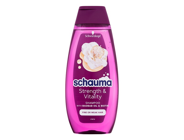 Shampoo Schwarzkopf Schauma Strength & Vitality Shampoo 400 ml