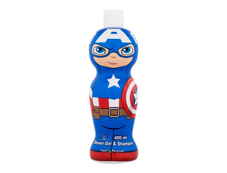 Duschgel Marvel Avengers Captain America 2in1 Shower Gel & Shampoo 400 ml