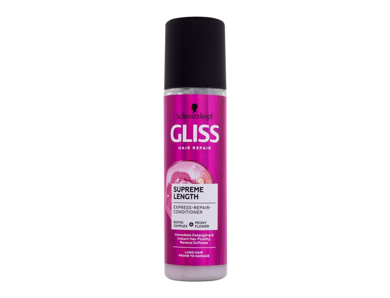 Spray curativo per i capelli Schwarzkopf Gliss Supreme Length Express-Repair-Conditioner 200 ml