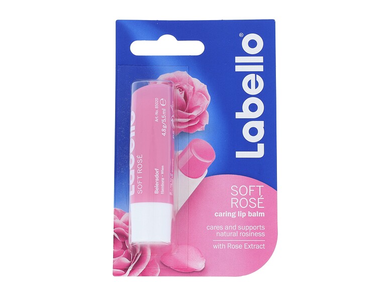 Baume à lèvres Labello Soft Rosé 5,5 ml emballage endommagé
