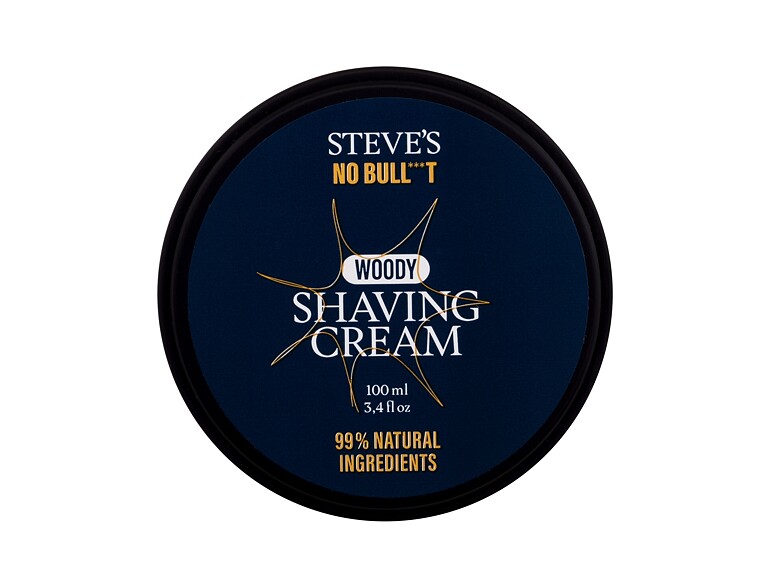 Crema depilatoria Steve´s No Bull***t Woody Shaving Cream 100 ml