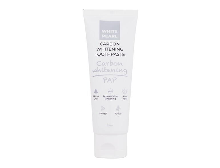Zahnpasta  White Pearl PAP Carbon Whitening Toothpaste 75 ml Beschädigte Schachtel