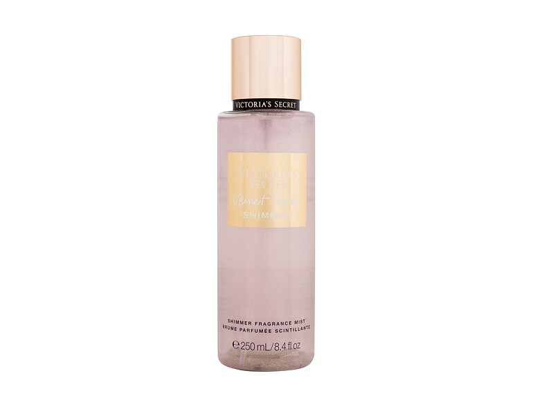 Spray per il corpo Victoria´s Secret Velvet Petals Shimmer 250 ml flacone danneggiato