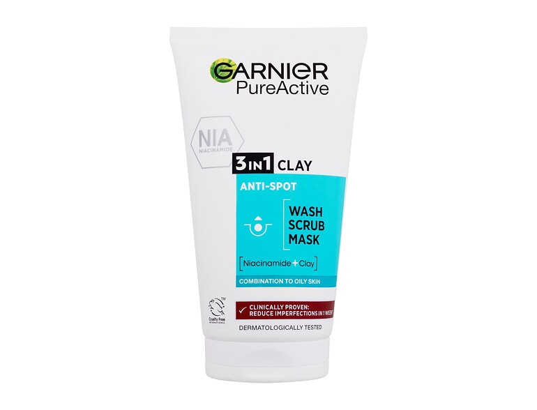 Reinigungscreme Garnier Pure Active 3in1 Clay 150 ml