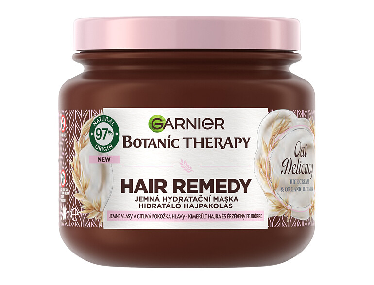 Haarmaske Garnier Botanic Therapy Oat Delicacy Hair Remedy 340 ml
