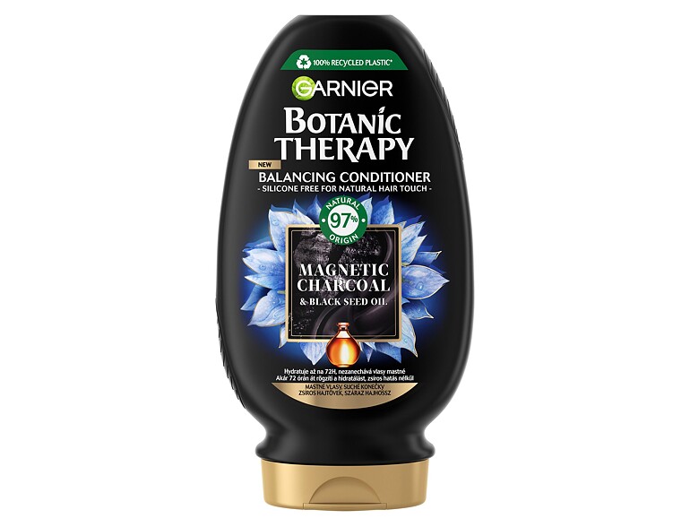 Balsamo per capelli Garnier Botanic Therapy Magnetic Charcoal & Black Seed Oil 200 ml