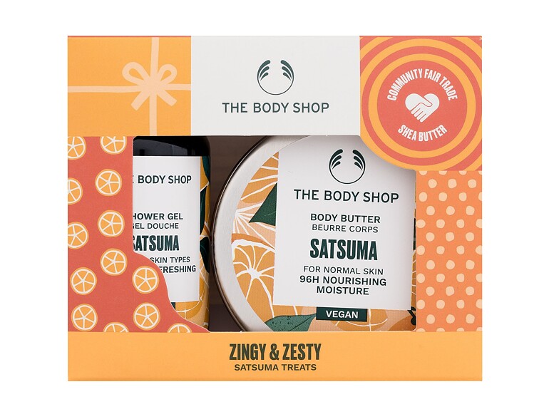 Duschgel The Body Shop Satsuma Zingy & Zesty 60 ml Sets