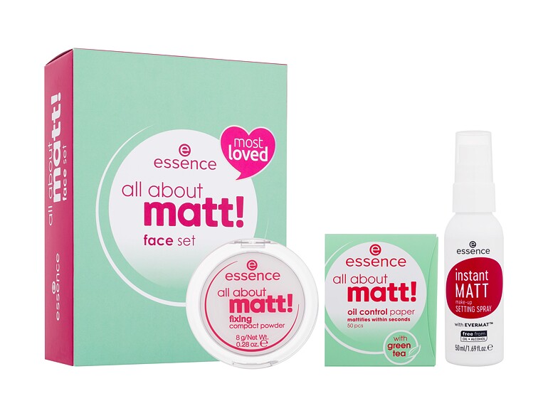 Puder Essence All About Matt! Face Set 8 g Sets