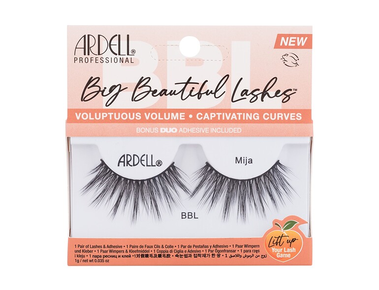 Falsche Wimpern Ardell Big Beautiful Lashes Mija 1 St. Black Beschädigte Schachtel