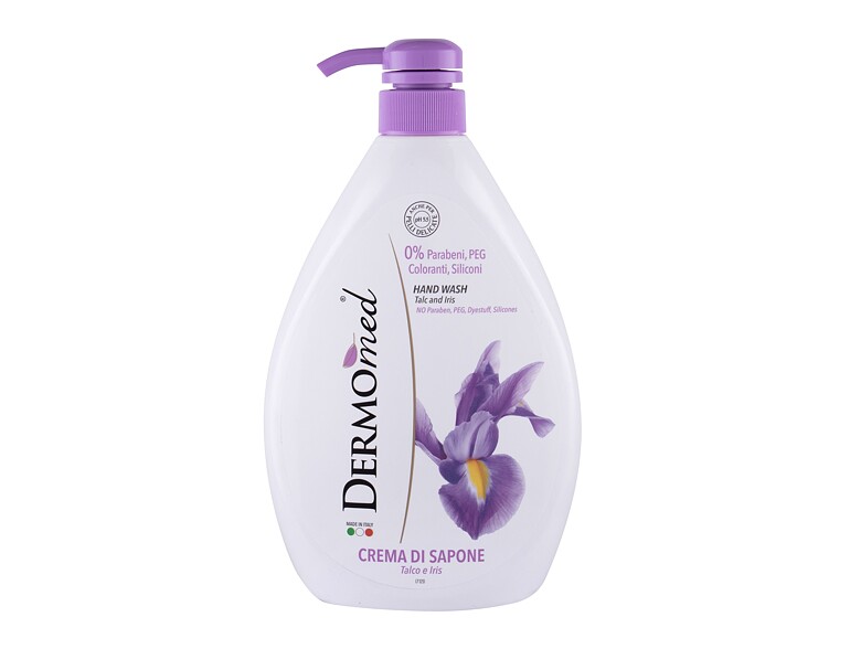 Flüssigseife Dermomed Talc and Iris 1000 ml Beschädigtes Flakon