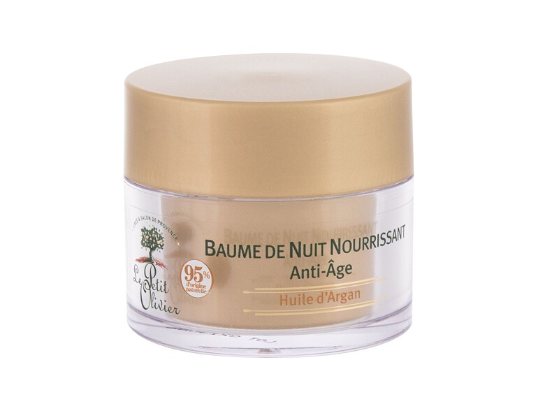 Nachtcreme Le Petit Olivier Argan Oil Nourishing Night Balm Anti-Aging 50 ml Beschädigte Schachtel