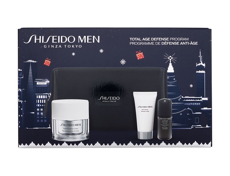 Tagescreme Shiseido MEN Total Age Defense Program 50 ml Sets
