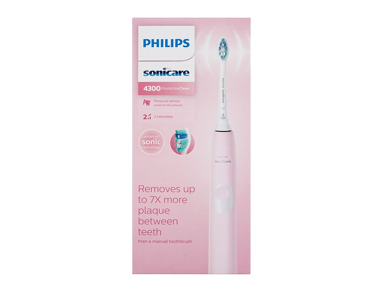 Schallzahnbürste Philips Sonicare 4300 Protective Clean HX6806/04 Pink 1 St.