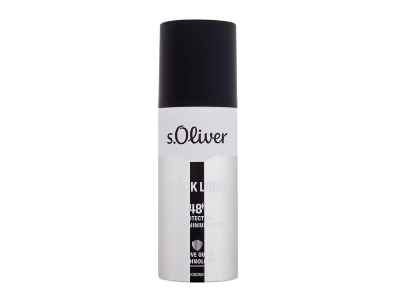 Deodorant s.Oliver Black Label 48H 150 ml