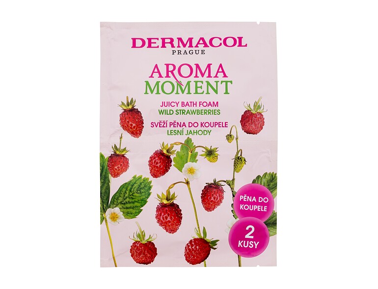 Bain moussant Dermacol Aroma Moment Wild Strawberries 2x15 ml