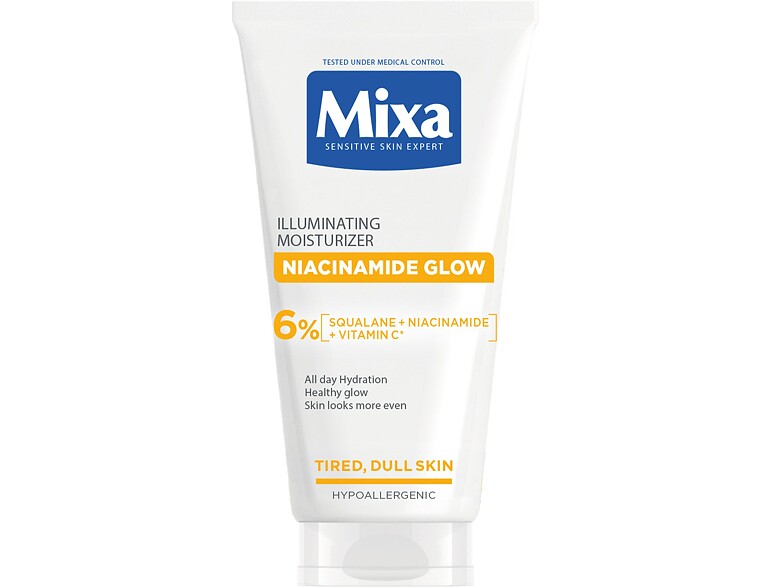 Crema giorno per il viso Mixa Niacinamide Glow Illuminating Moisturizer 50 ml