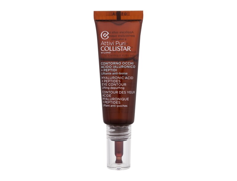 Gel contorno occhi Collistar Pure Actives Hyaluronic Acid + Peptides Eye Contour 15 ml