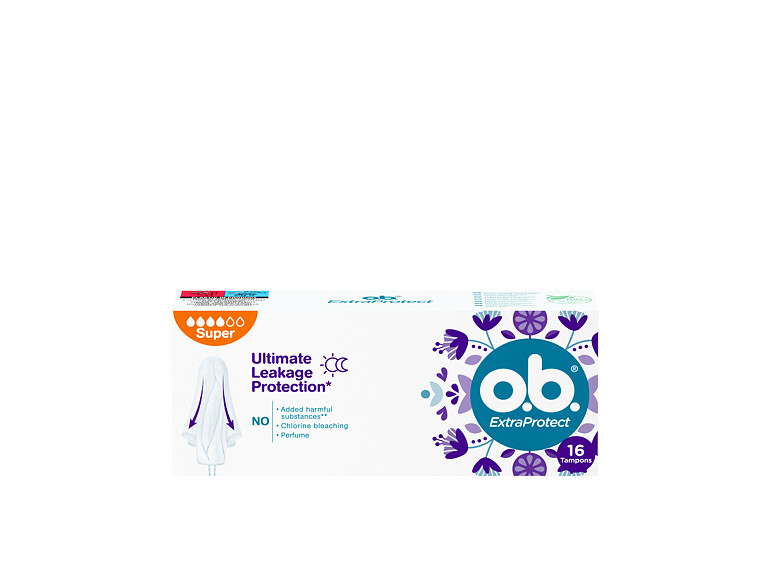 Tampon o.b. ExtraProtect Super 16 St.