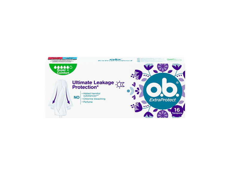 Tampon o.b. ExtraProtect Super Plus 16 St.