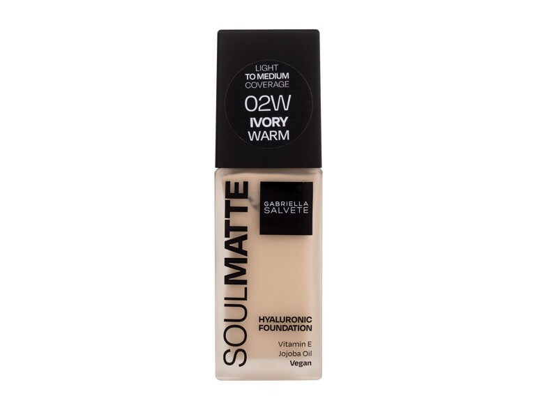 Foundation Gabriella Salvete Soulmatte Hyaluronic Foundation 30 ml 02W Ivory Warm