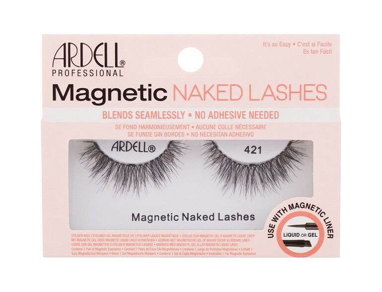 Falsche Wimpern Ardell Magnetic Naked Lashes 421 1 St. Black Beschädigte Schachtel