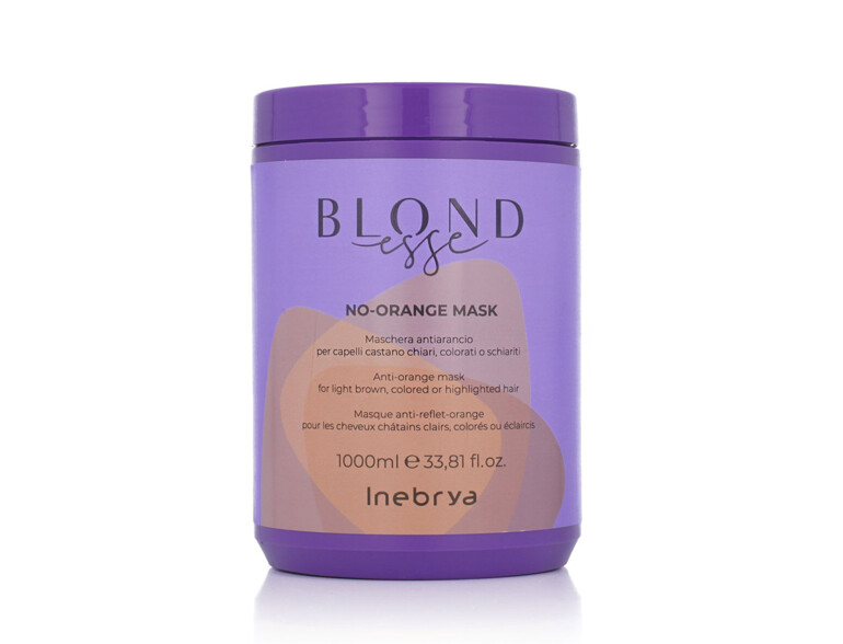 Haarmaske Inebrya BLONDesse No-Orange Mask 1000 ml