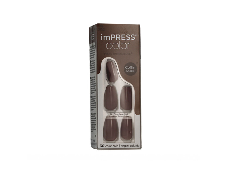 Kunstnägel Kiss imPRESS Color Coffin Shape 30 St. 507 Dusk Till Dawn