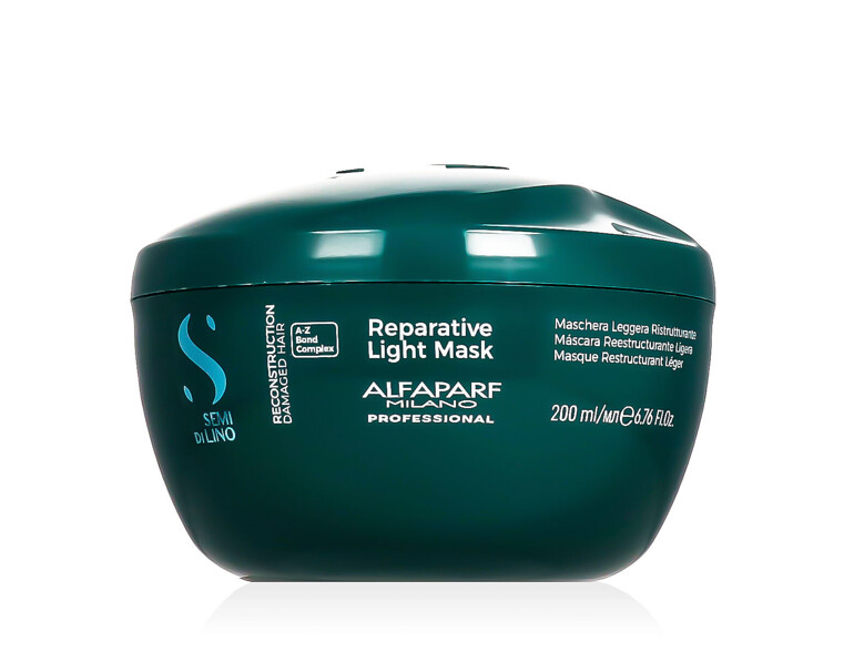Haarmaske ALFAPARF MILANO Semi Di Lino Reconstruction Reparative Light Mask 200 ml