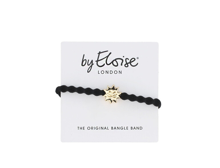 Haargummi By Eloise London Bling Charms Gold Diamanté Sun Black 1 St. Black