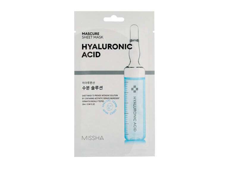 Gesichtsmaske Missha Mascure Sheet Mask Hyaluronic Acid 28 ml