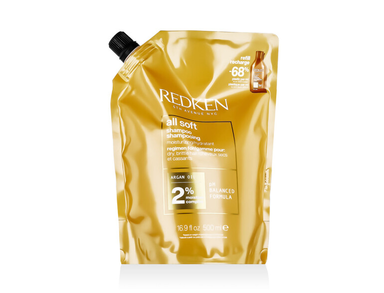 Shampoo Redken All Soft Shampoo Nachfüllung 500 ml