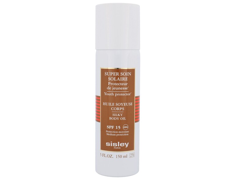 Protezione solare corpo Sisley Silky Body Oil Sun Care SPF15 150 ml Tester