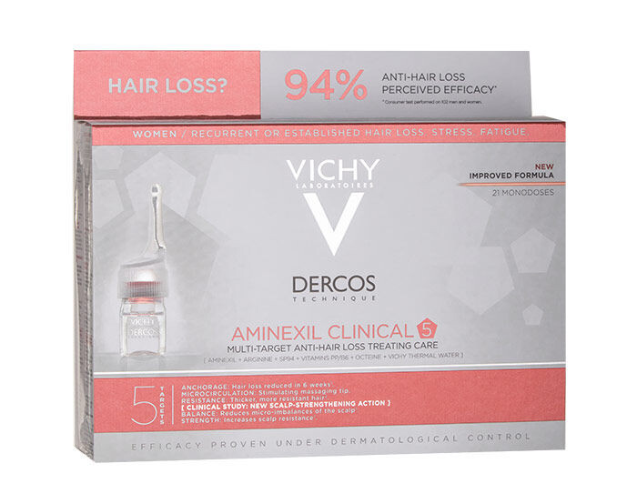 Sérum Cheveux Vichy Dercos Aminexil Clinical 5 21x6 ml