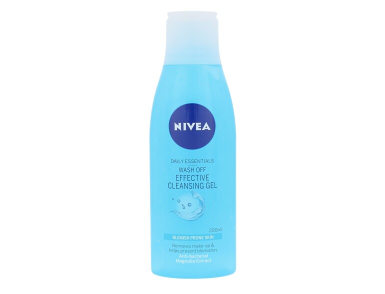 Gel detergente Nivea Pure Effect Wash Off 200 ml